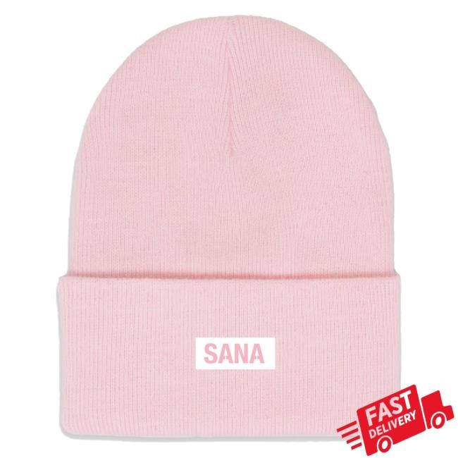 Official Sana Detroit Merch Store Core Beanie- Brown SanaDetroit