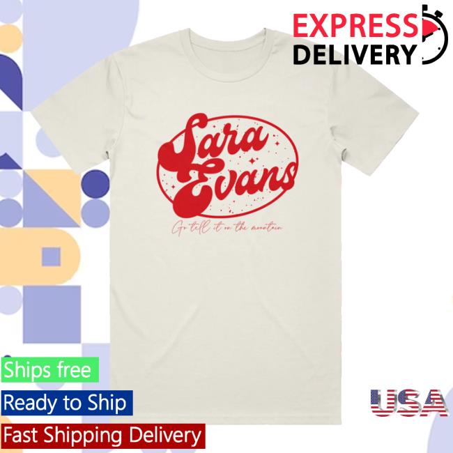 Sara Evans Merch Christmas Tour T Shirt Saraevansstore