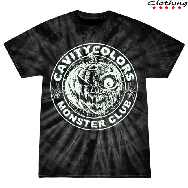 Official Cavity Colors Monster Club - Attractive Shirt (Tarantula Tie Dye)
