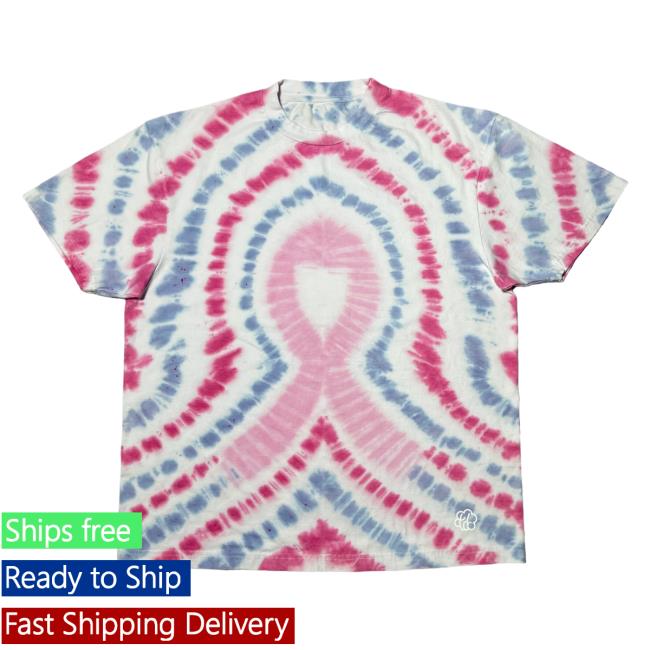 The Tie Dye Company Breast Cancer Ribbon Tie Dye T-Shirts