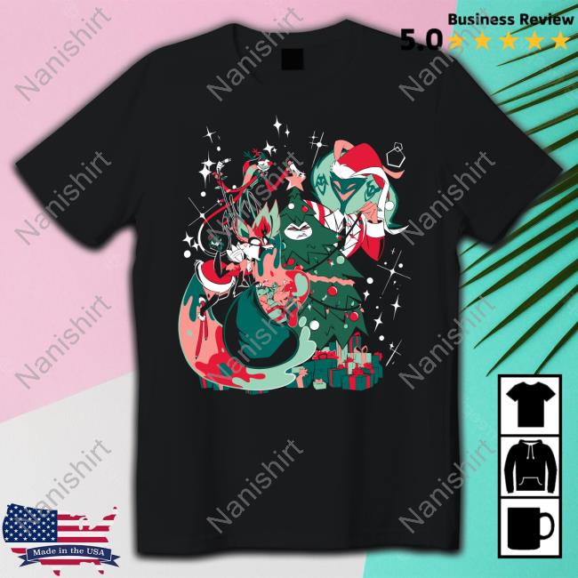 Shark Robot Shop Sinful Holiday Christmas Shirt Hellaverse