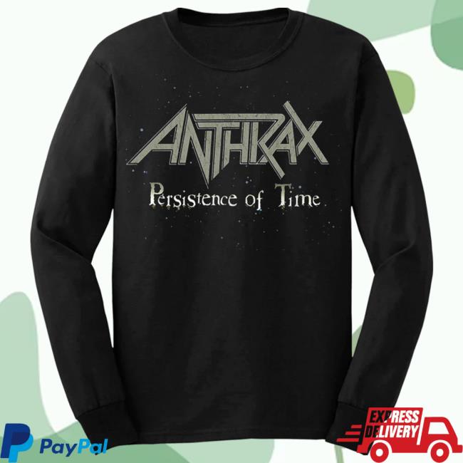 Persistence Of Time Long Sleeve New Anthrax