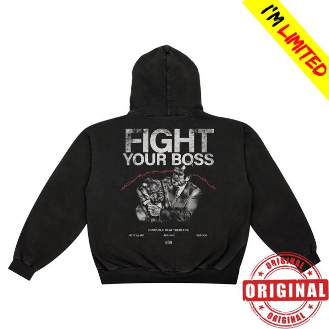 Official Finance And Maneuver Fight Your Boss - Attractive Hoodie Official Finance And Maneuver Fight Your Boss - Hoody