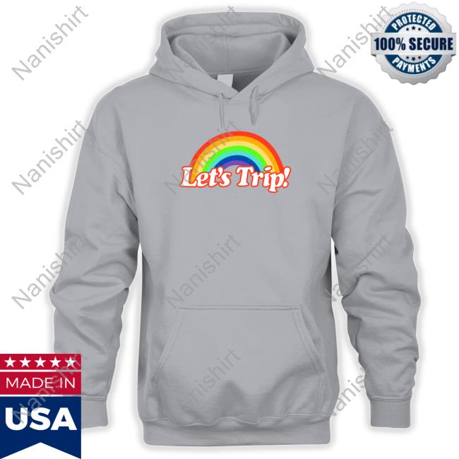 Lets Trip Rainbow Tee