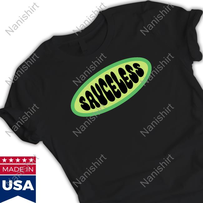 Official Dimzinc Merch Sauceless Black Tee Amelia Dimoldenberg