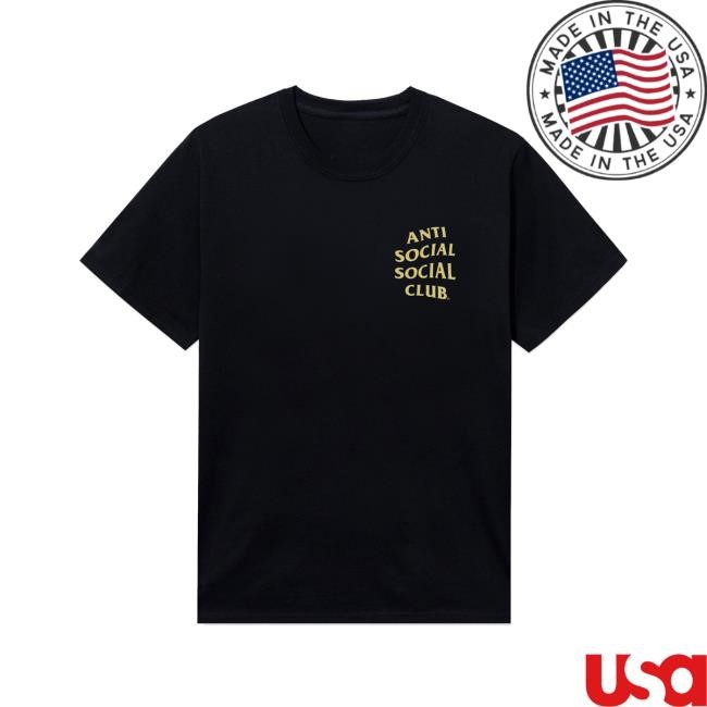 Anti Social Social Club Official Merch Store Zig-Zag Retro Shirt Anti Social Social Club Clothing Shop Anti Social Social Club Apparel