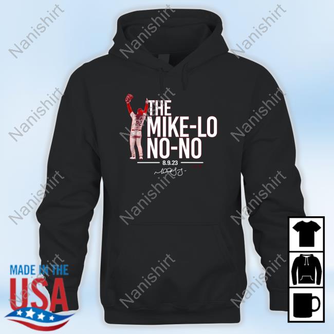 The Mike-Lo No-No Tee Shirt Official Bryson Stott Wearing Breakingt Merch Michael Lorenzen The Mike-Lo No-No Tee