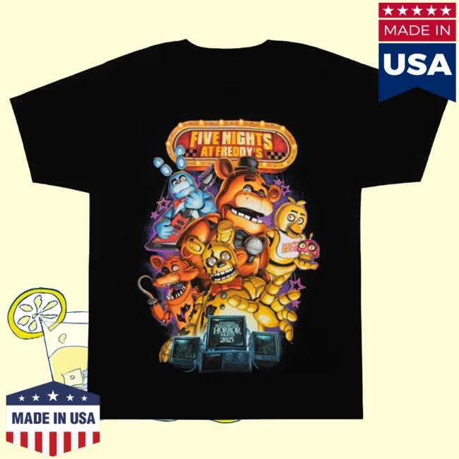 Official Halloween Horror Nights 2025 Five Nights at Freddy's Adult Tees