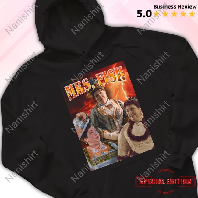 Official Mummy Dearest Podcast Mrs Fish Tee Shirt