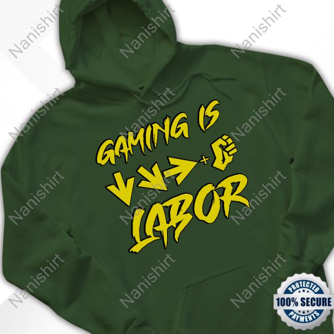 Official Gaming Is Labor T-Shirt
