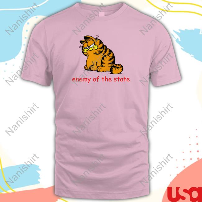 Official Giancarlo Garfield Enemy Of The State T-Shirt