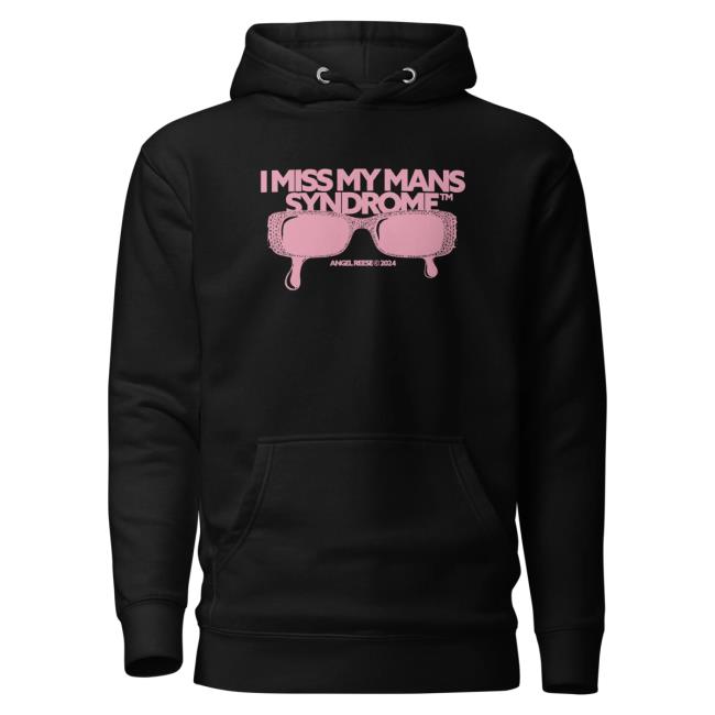 Official Angel Reese Merch Store Angel Reese "I Miss My Mans" Hoody Angel Reese Apparel Clothing Shop