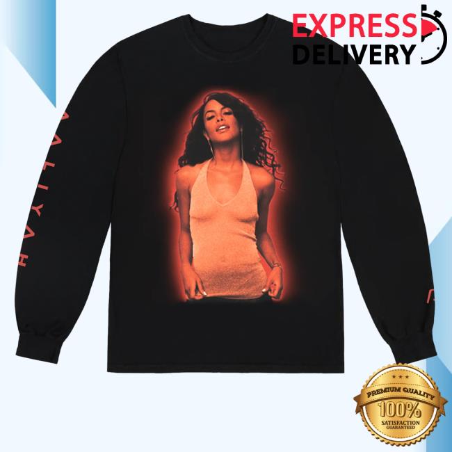 Official Aaliyah Merch Glow Aaliyah Longsleeve