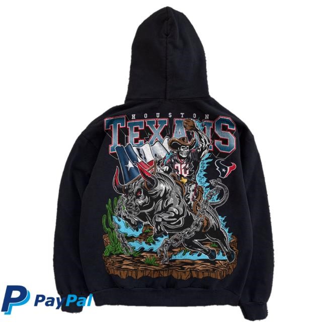 Official Warren Lotas Houston Texans Houston Wrangler Popover Hoodie NFL