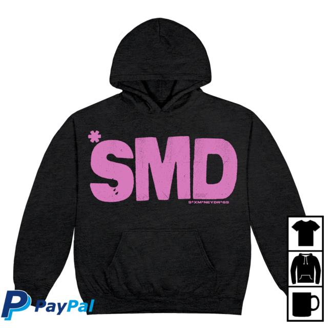 Official Lucki Merch Store Lucki Smd Pullover Hoodie (Black)