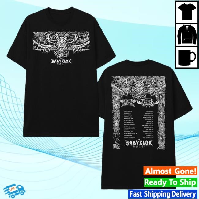 Babymetal Official Store Merch Babyklok Tshirt