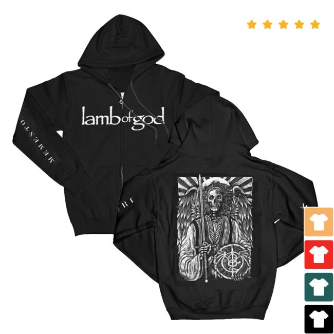 Official Lamb Of God Merch Store Shop Angel of Death Crewneck Lambofgod