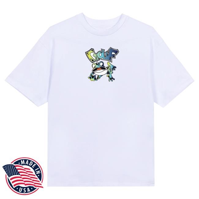 Official Tyler The Creator Merch Store POSION FROG TEE by GOLF WANG Tees Tyler The Creator Apparel Clothing Shop GolfWang