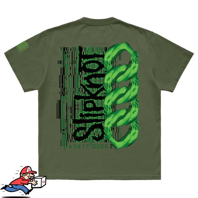 Slipknot 9 Star Military Green Tees Slipknot Merch Store Shop Official