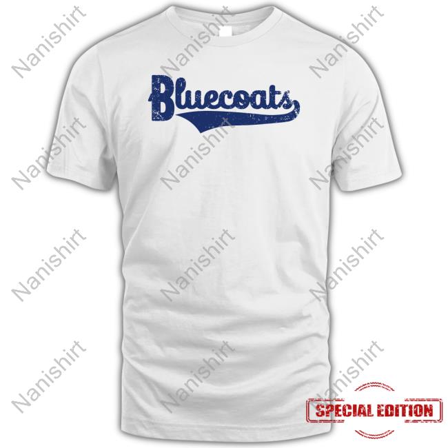 Bluecoats Merch Bluecoats White Hooded Sweatshirt