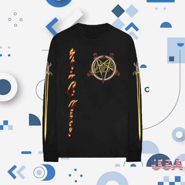 Official Slayer Store Merch Show No Mercy Tri Hoodie