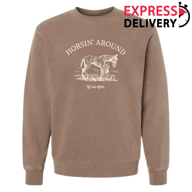 Official SadieCrowell Merch Sadie Crowell Horsin' Around Pull Over Hoodie