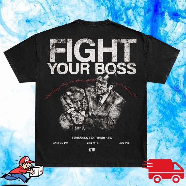 Official Finance And Maneuver Fight Your Boss - Hoodie