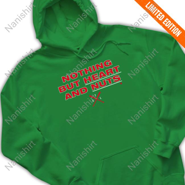 Official Aj Minter Nothing But Heart And Nuts Shirts Official Atlanta Aj Minter Nothing But Heart And Nuts Tee