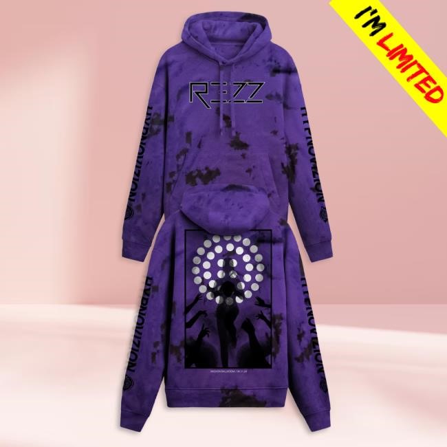 Rezz - Mission Ballroom Tie Dye Pullover Hoodie Rezz Merch Store Shop Official