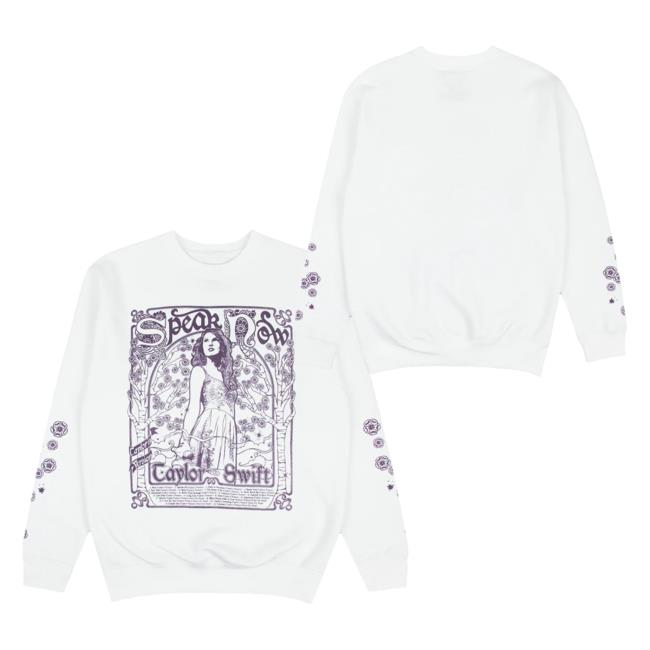 Official TayloSwift Clothing Merch Shop Store Speak Now Taylors Swift Version Tracklist White Tee