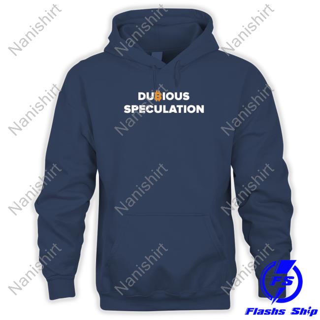 Into The Cryptoverse Merch Dubious Speculation Shirt Benjamin Cowen