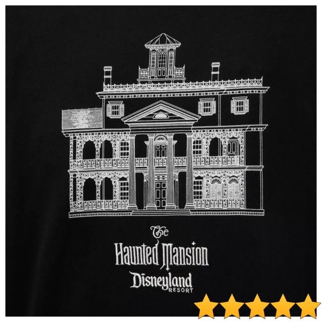 Official Disney Shop The Haunted Mansion Blueprint Top Shirt – Disneyland