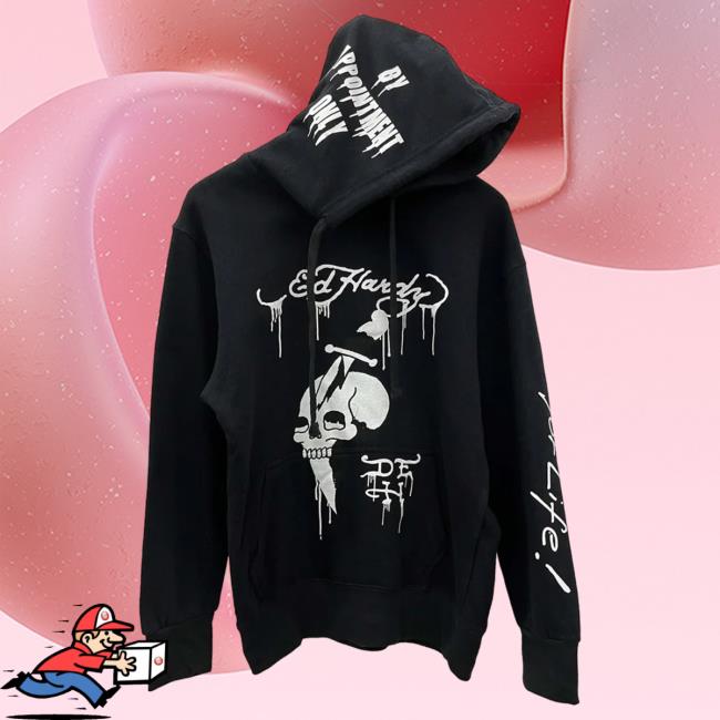 Official Ed Hardy Merch Store Ed Hardy Dripping Skull Crew neck Sweatshirt EdHardy Apparel Clothing Shop