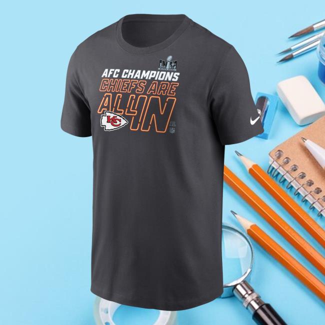 Afc Champions Chiefs Are All In Kansas City New Tee