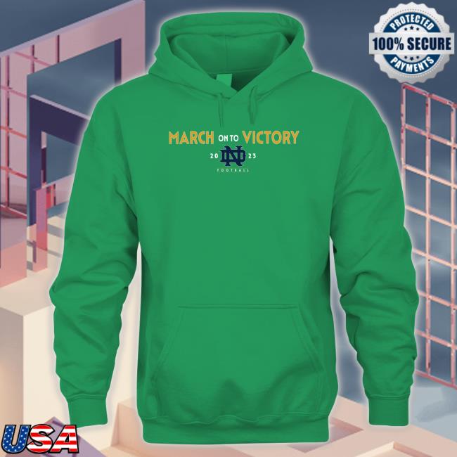 Official Men's Colosseum Notre Dame Fighting Irish Green 2023 Long Sleeve Tee