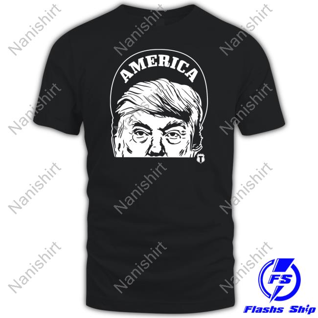 Retro Trump Face America T-Shirt
