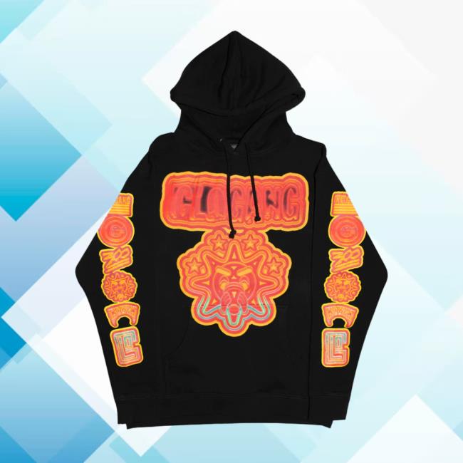 Glo Gang Gloyalty Sunrise Gradient Pull Over Hoodie (Black) GloGangWorldWide