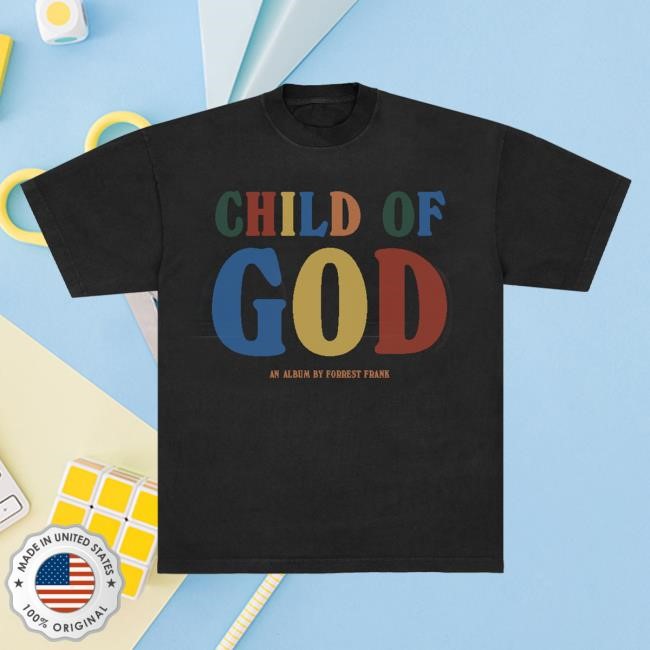 Child Of God By Forrest Vintage Black T-Shirts– ForrestFrank