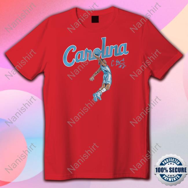 Unc Basketball Carolina Caleb Love Dunk Tee Official Unc Basketball Carolina Caleb Love Dunk Shirt Breakingt Merch