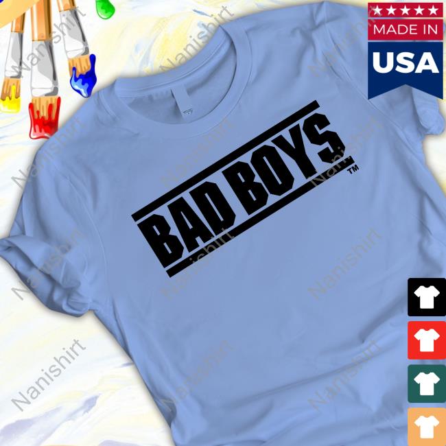 Official Bad Boy Supply Merch Bad Boys Logo White Tee