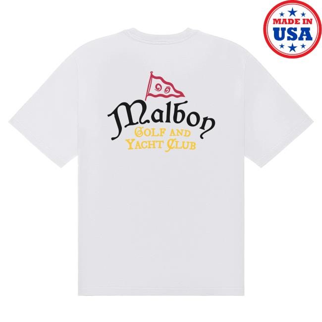 Malbon Golf Official Navy Yacht Club Shirt