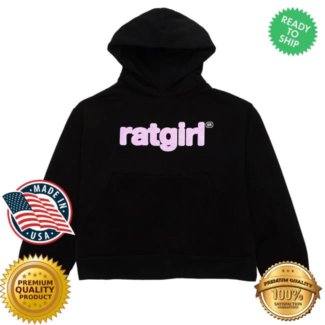 Official Stray Rats Ratgirl Logo Crop Hood