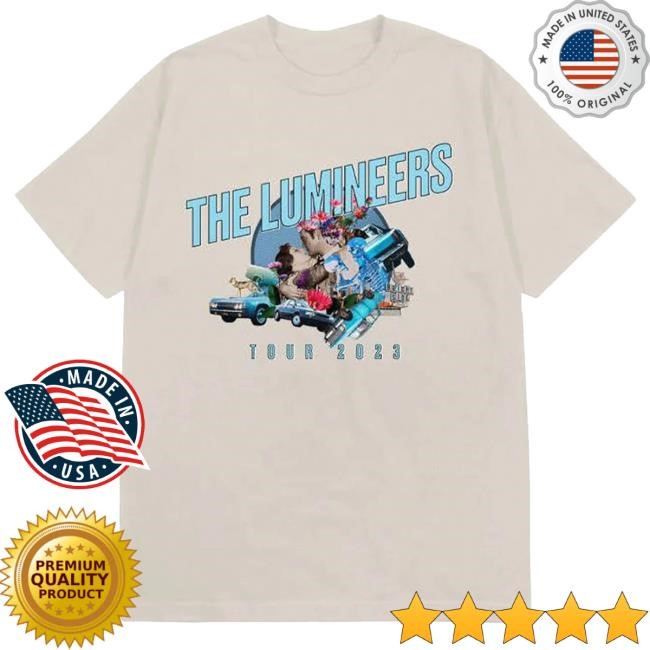 The Lumineers 2023 Tour Tan Short Sleeve TShirt - The Lumineers Merch Shop