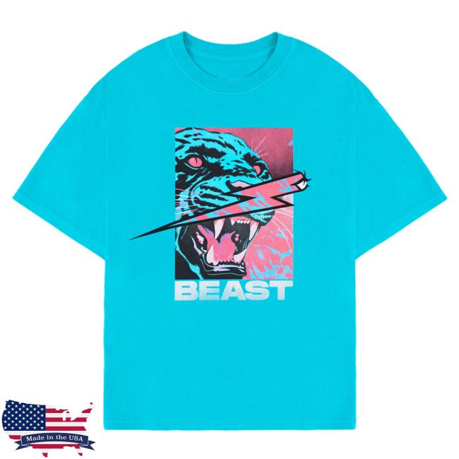 Mr Beast Merch Junglist Light Blue Tee