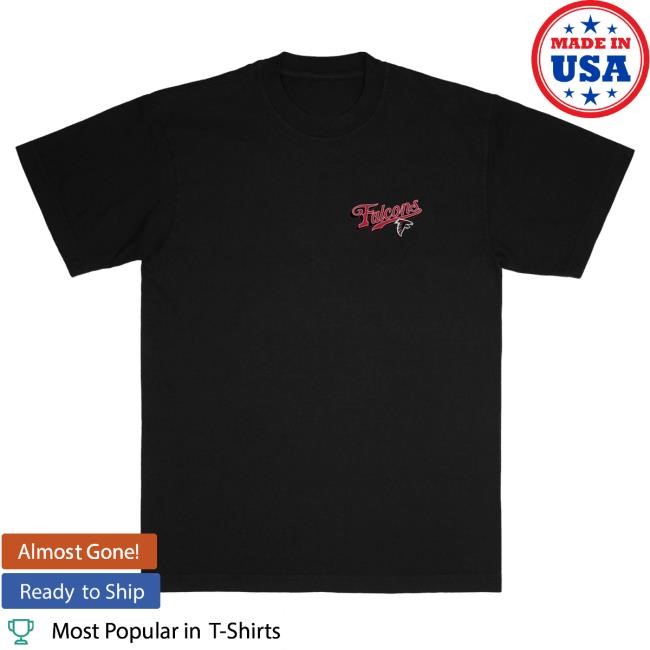 Official NFL Store Unisex Atlanta Falcons Born x Raised Black Pro Script T Shirt ArizonaCardinals