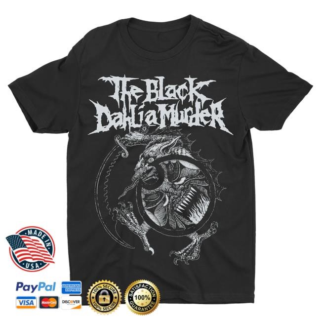 Official Night Shift Merch Store Shop The Black Dahlia Murder - Shield Demon Top Shirt Nightshift Merch