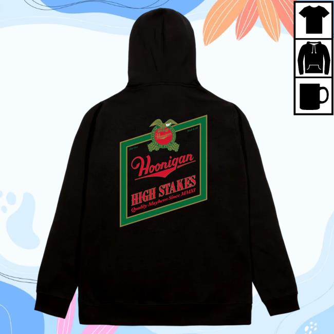 Official Hoonigan Merch Store Shop Hoonigan High Stakes Crew neck Sweatshirt Hoonigan Apparel Clothing
