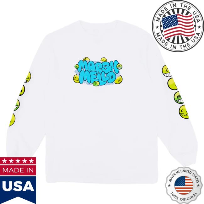 Official Marshmello Apparel Clothing Merch Store Marshmello Moody Long Sleeve Tee Shirt Marsh Mello Shop