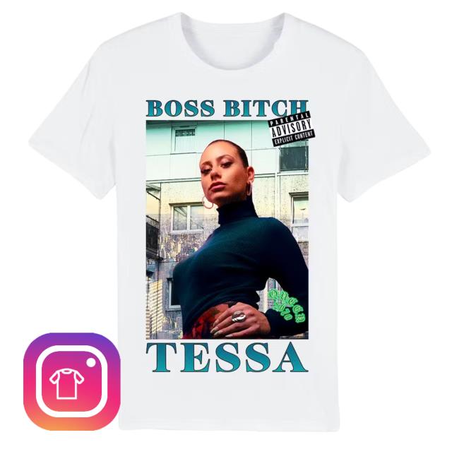 Tessa Merch Homage Queen White T Shirts