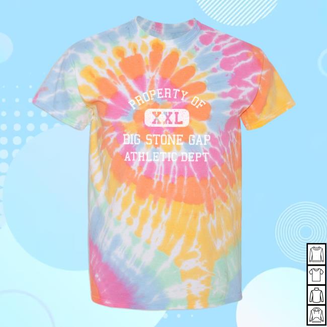 Official Hometown Apparel Clothing Merch Big Stone Gap Virginia Athletic Dept Tie Dye Shirt New Aerial Spiral